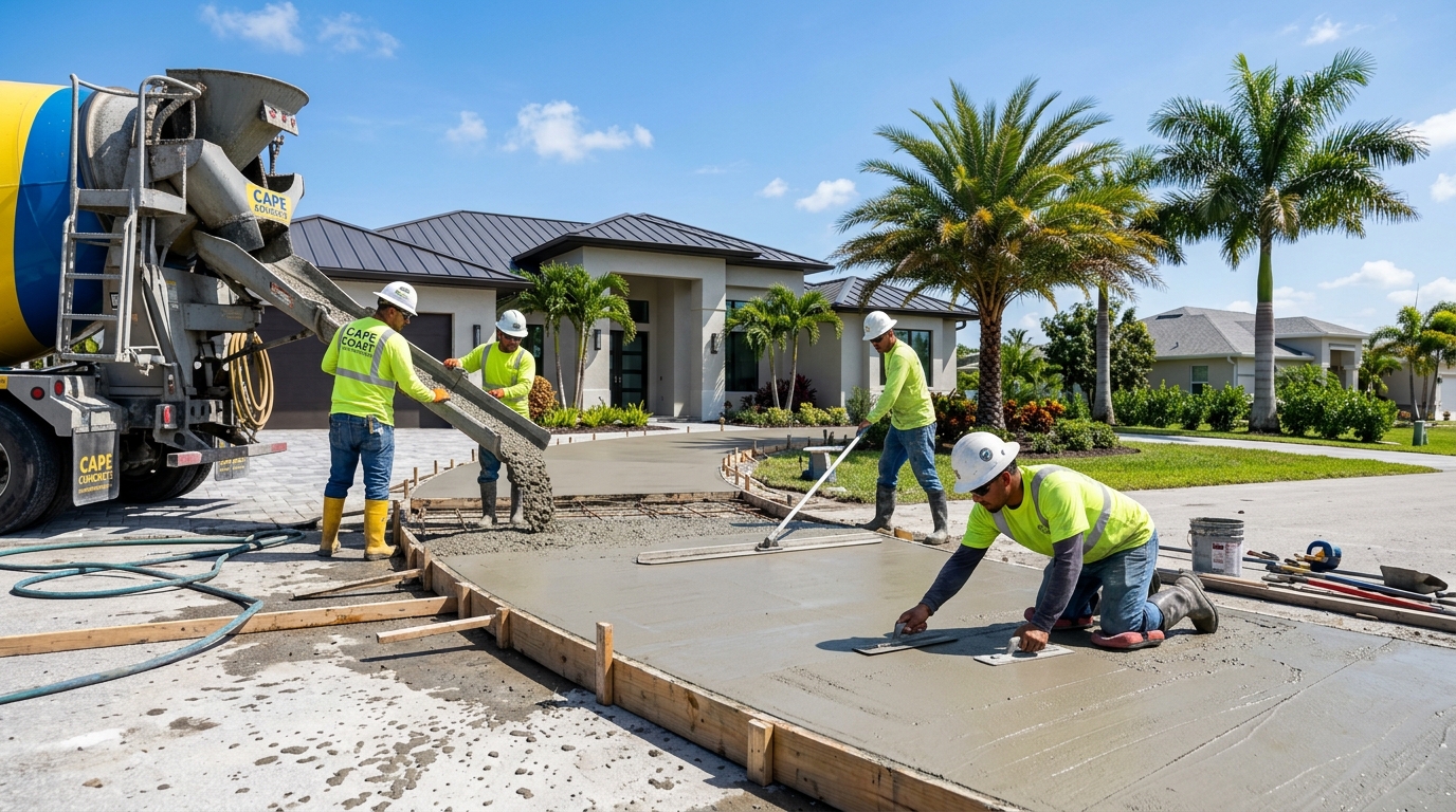 Concrete Sidewalks Cape Coral