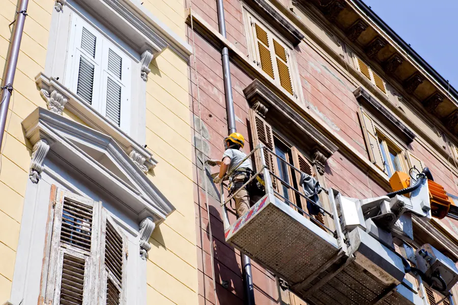 Stucco repair and exterior finish work